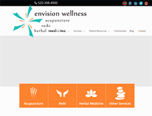 Tablet Screenshot of envisionyourwellness.com